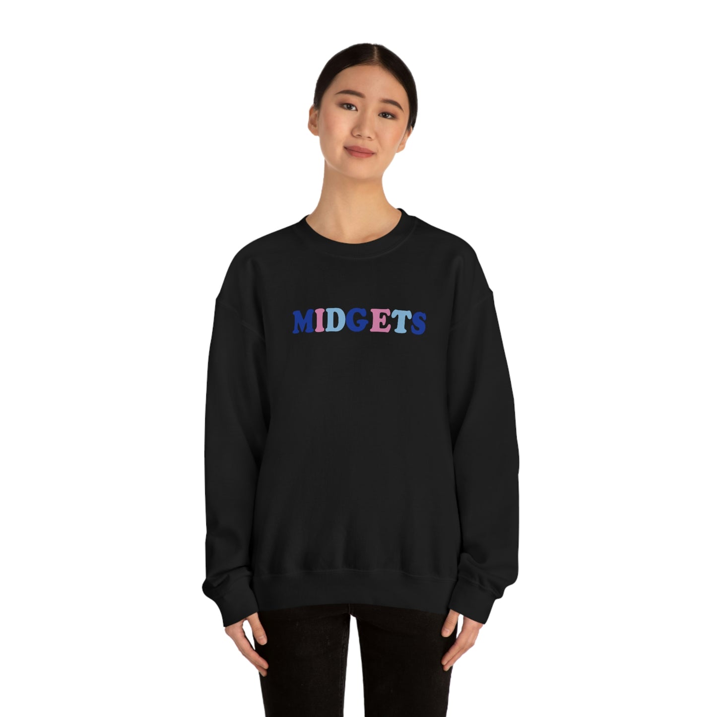 Pink and Blue Midgets Heavyweight Crewneck Sweatshirt