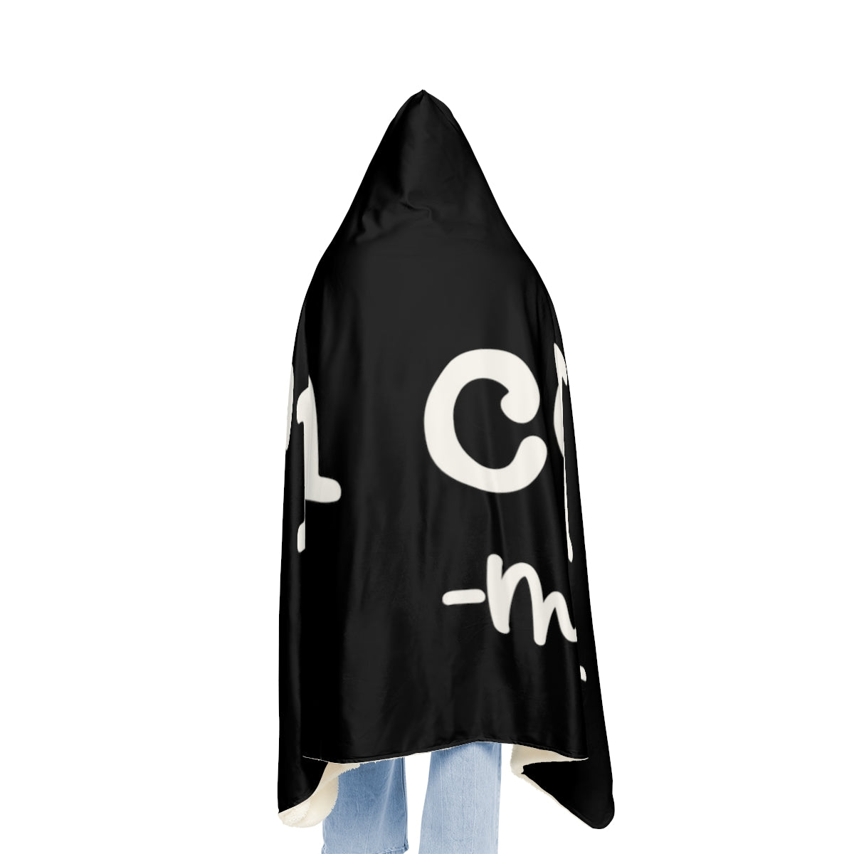 Black "I'm Cold 24-7" Snuggle Blanket