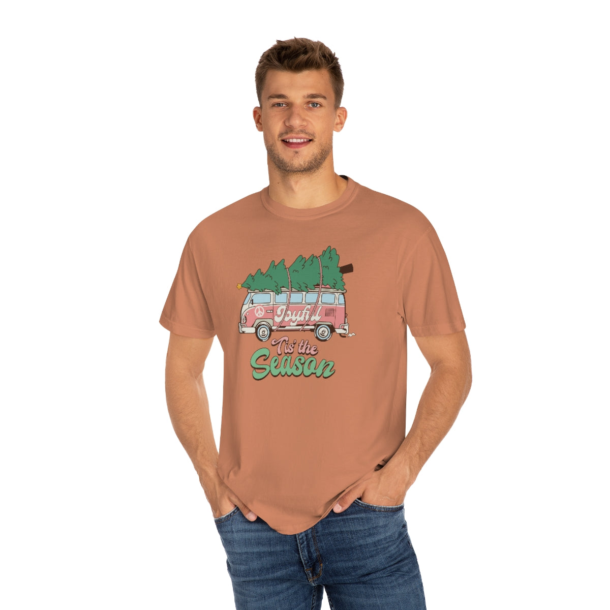 Tis the Season Retro Unisex Garment-Dyed Comfort Colors PREMIUM T-shirt