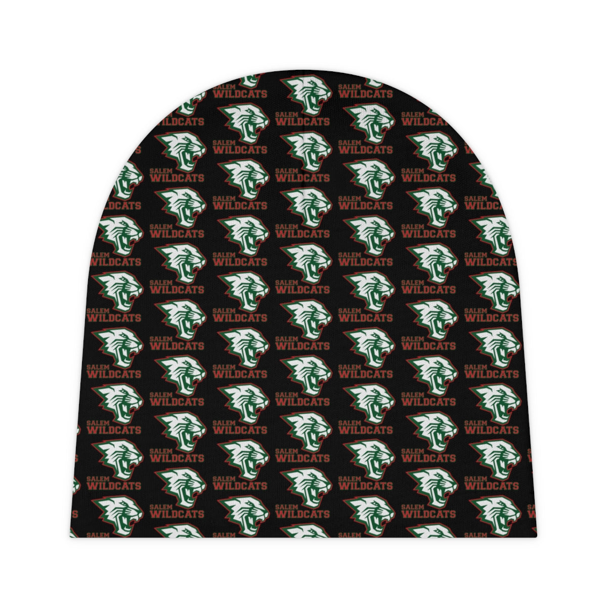 Black Salem Wildcats Baby Beanie