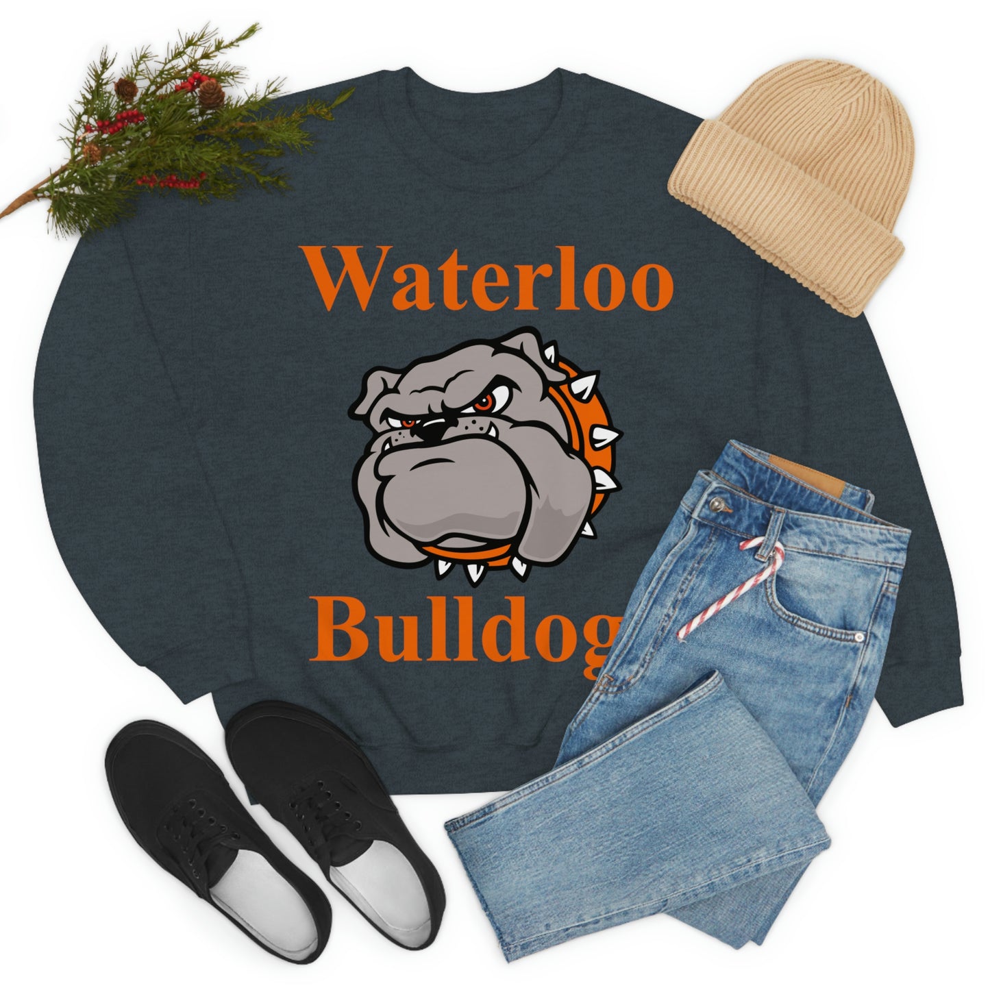 Waterloo Bulldogs Unisex Heavy Blend Crewneck Sweatshirt