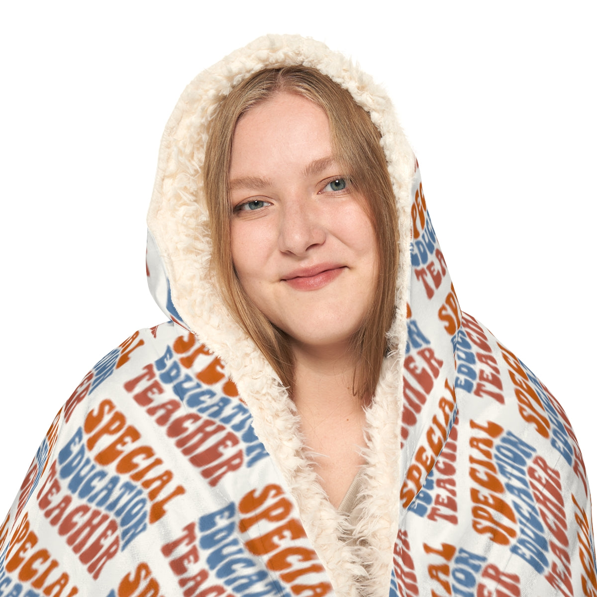 White Special Education Teacher Snuggle Blanket