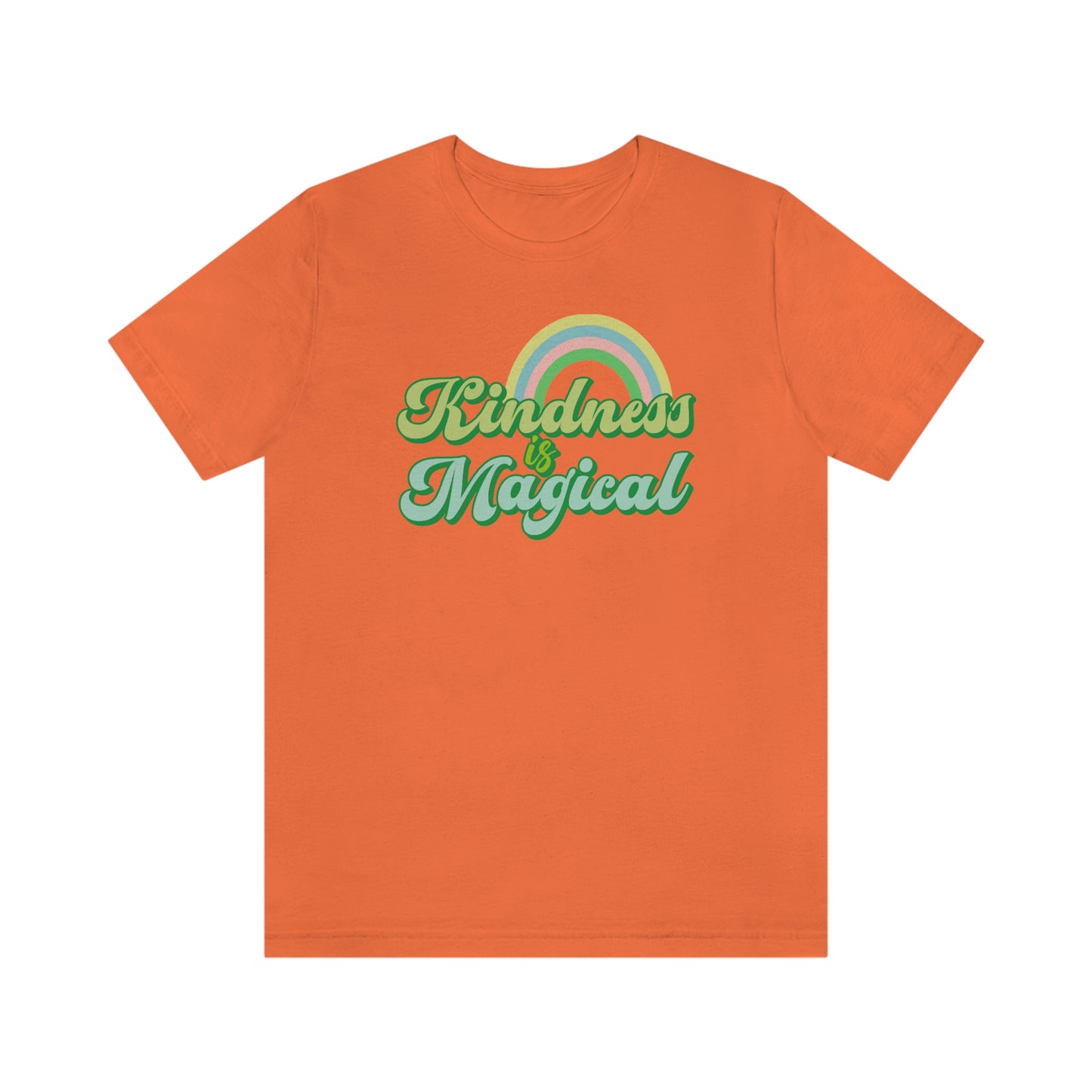 St. Patrick's Day "Kindness is Magical" - Front Side Only Unisex Jersey Short Sleeve Tee