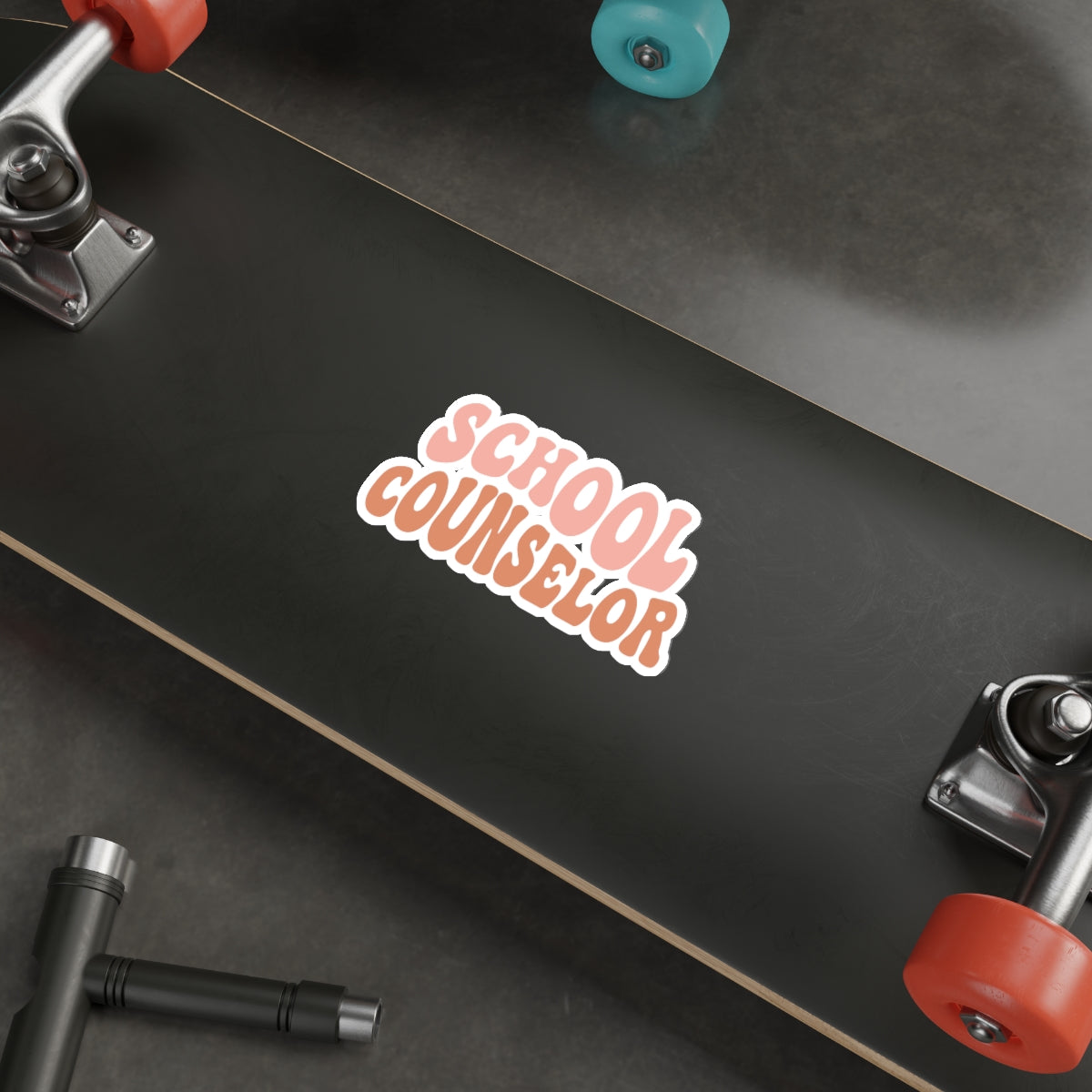 School Counselor Teacher Die-Cut Stickers