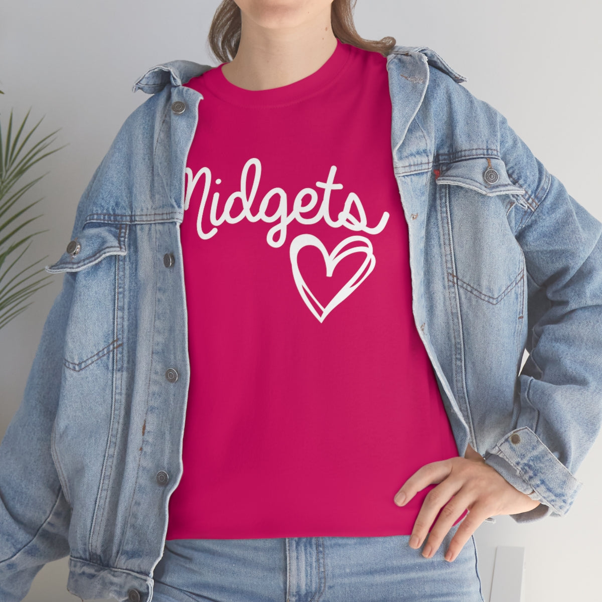 Midget Heart Unisex Heavy Cotton Tee