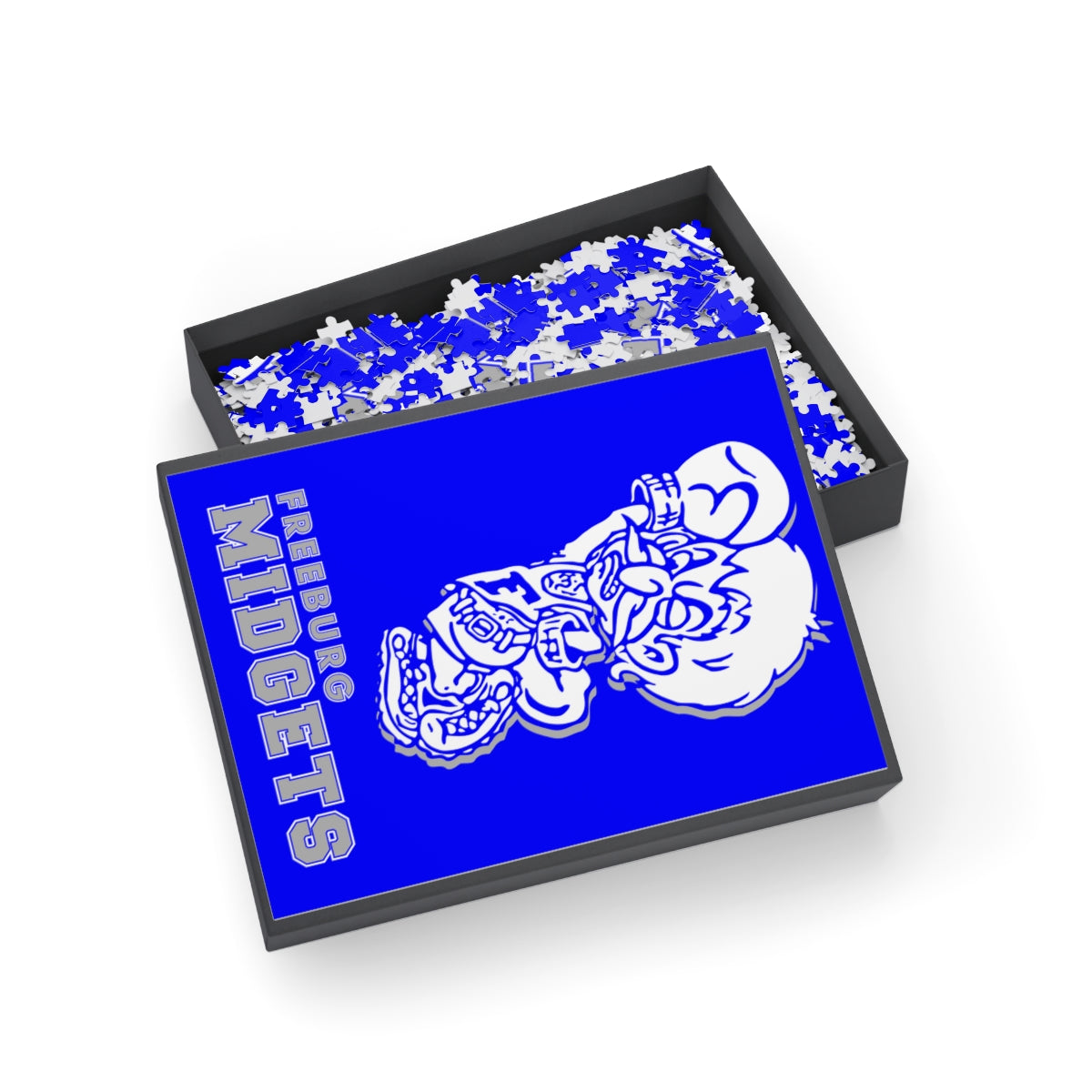Freeburg Midget Puzzle - Blue (96, 252, 500, 1000-Piece)