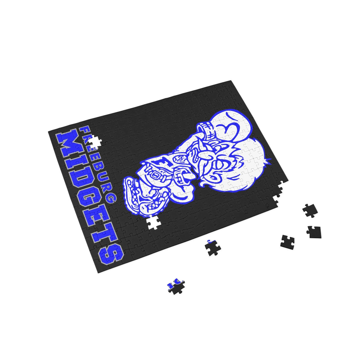 Freeburg Midget Puzzle - Black (96, 252, 500, 1000-Piece)