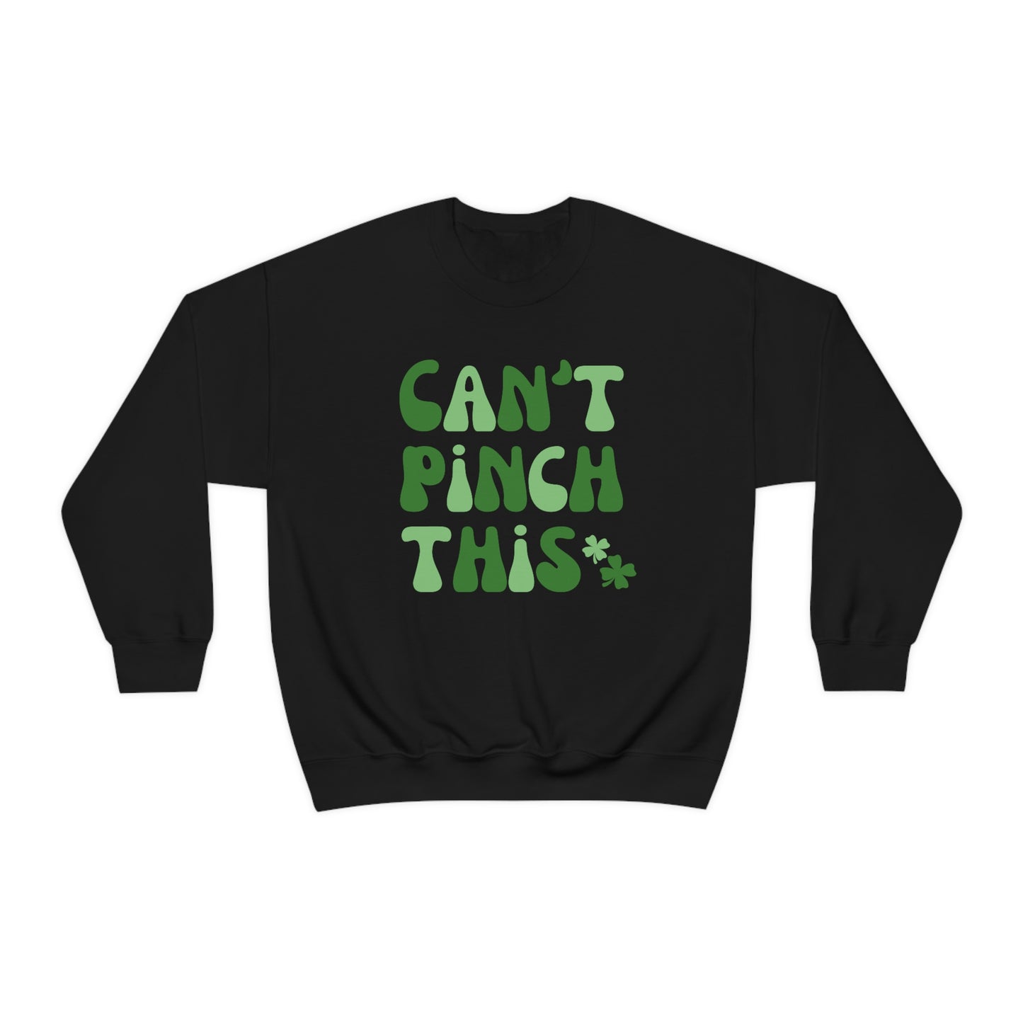 St. Patrick's Day "Can't Pinch This" Design Unisex Heavy Blend Crewneck Sweatshirt