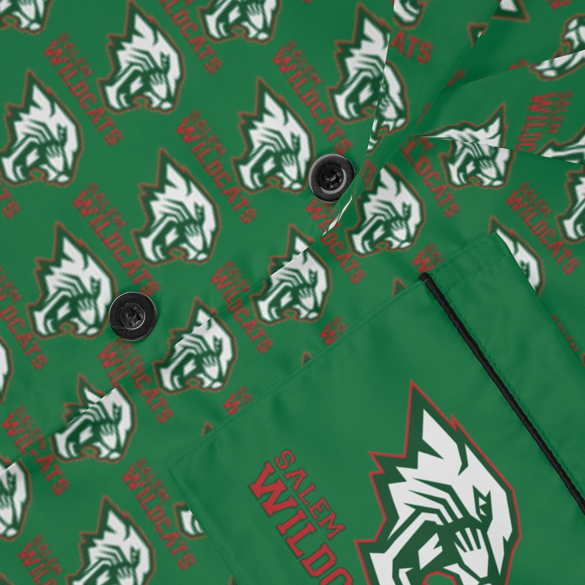 Salem Wildcats Women's Satin Pajamas (AOP)