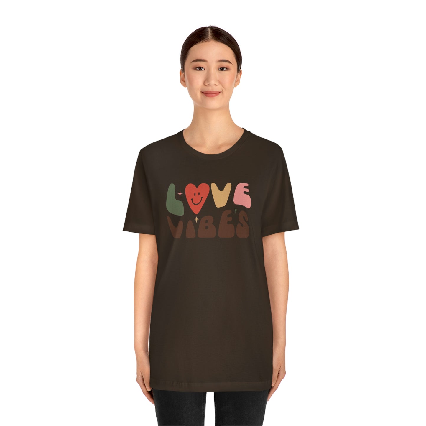 "Love Vibes" Unisex Jersey Short Sleeve Tee