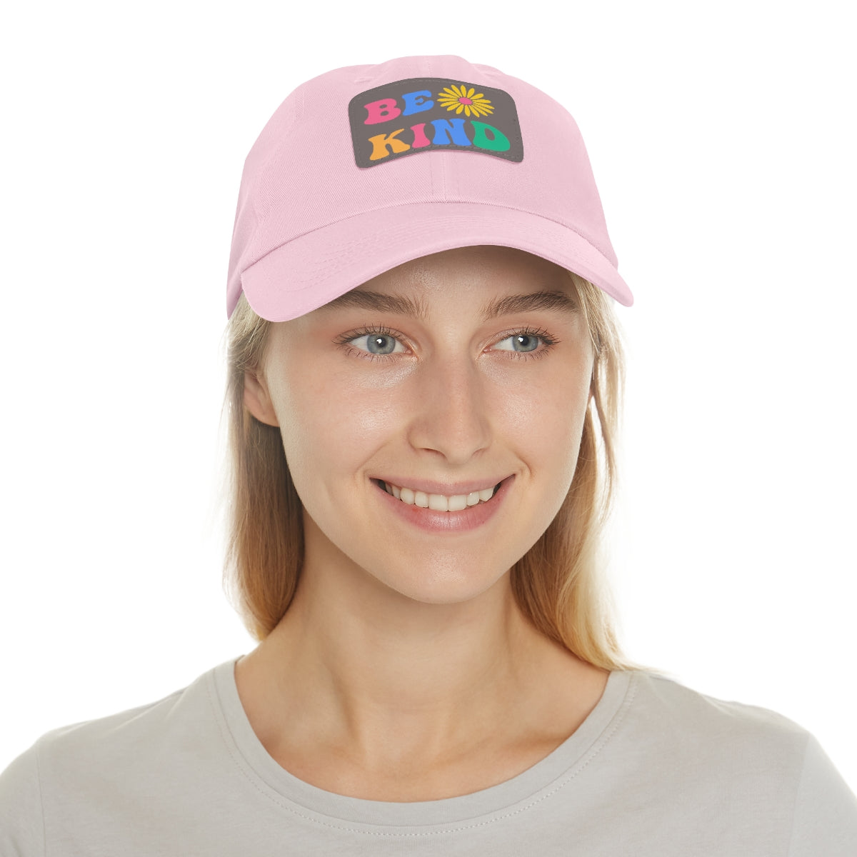 Be Kind Dad Hat with Leather Patch