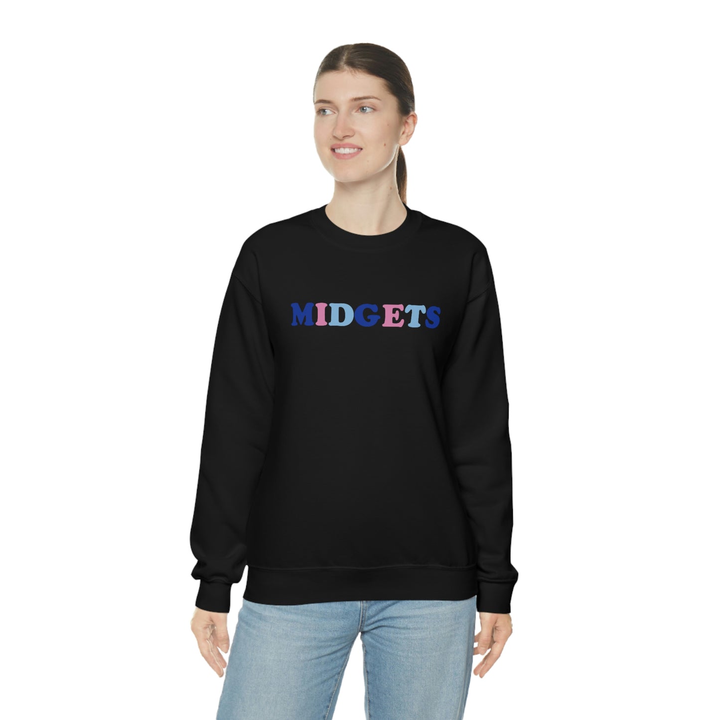 Pink and Blue Midgets Heavyweight Crewneck Sweatshirt