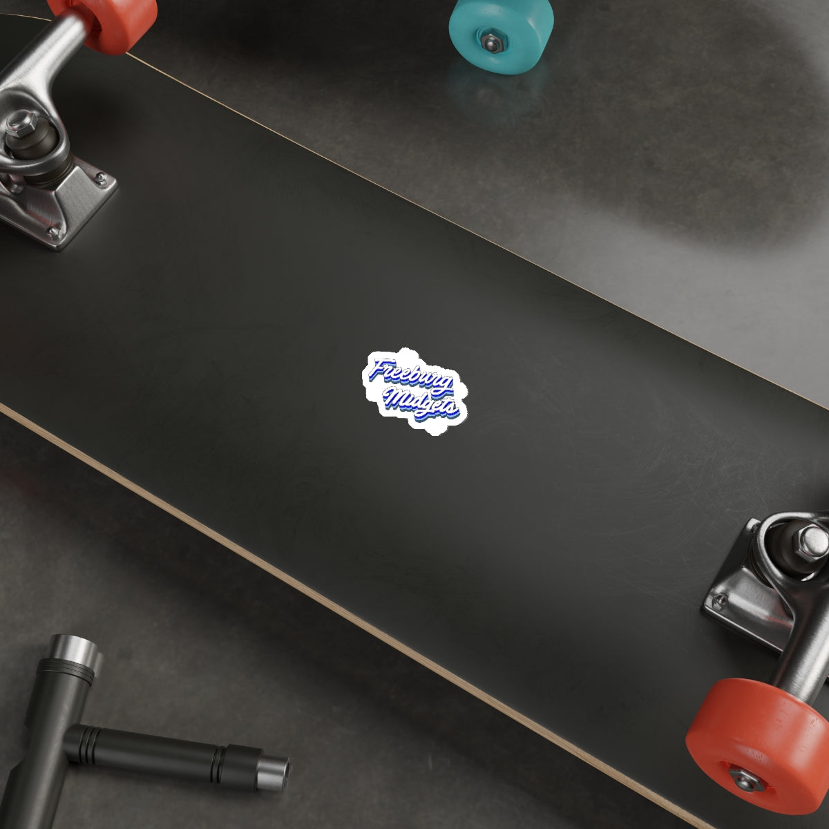 Retro Freeburg Midgets Die-Cut Stickers