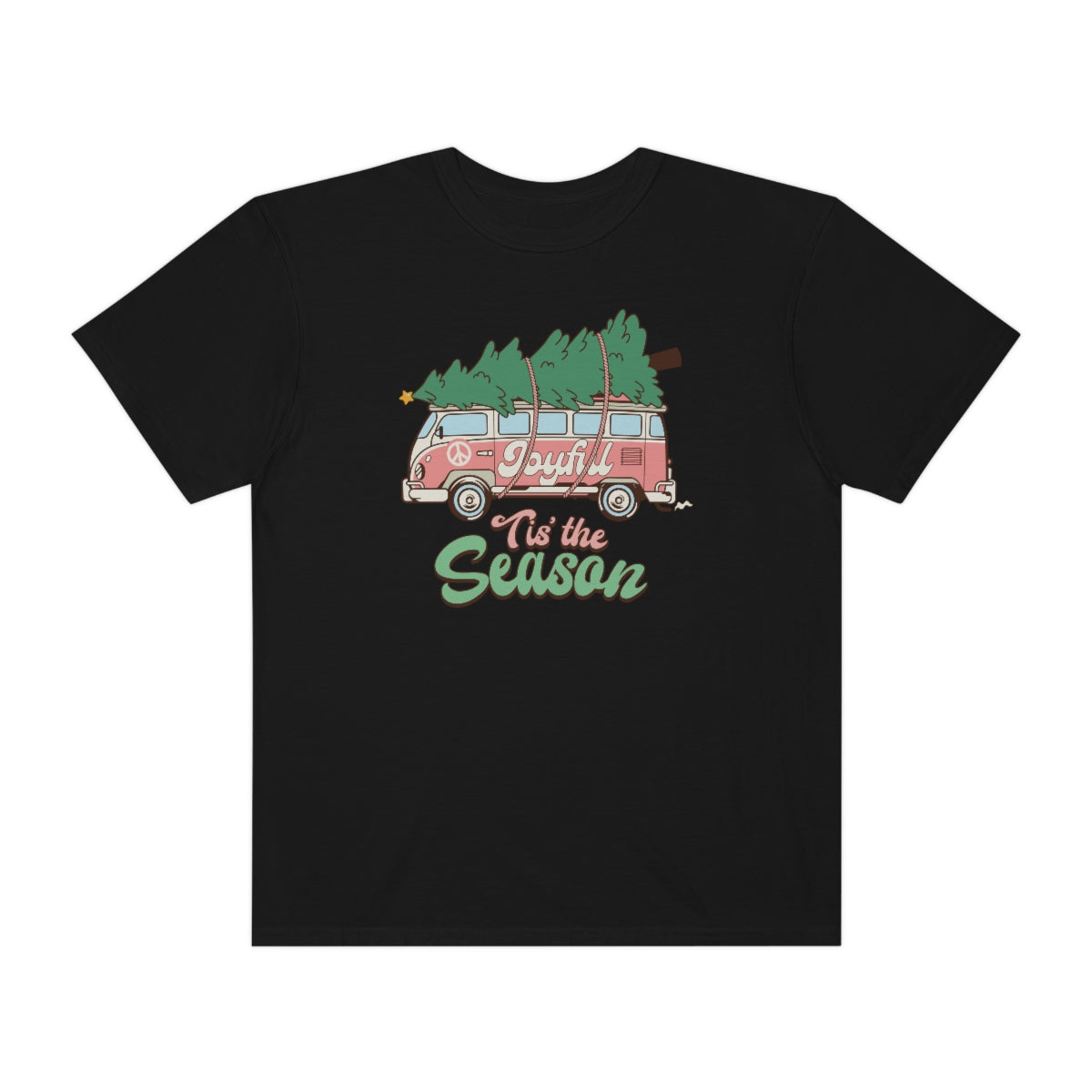 Tis the Season Retro Unisex Garment-Dyed Comfort Colors PREMIUM T-shirt