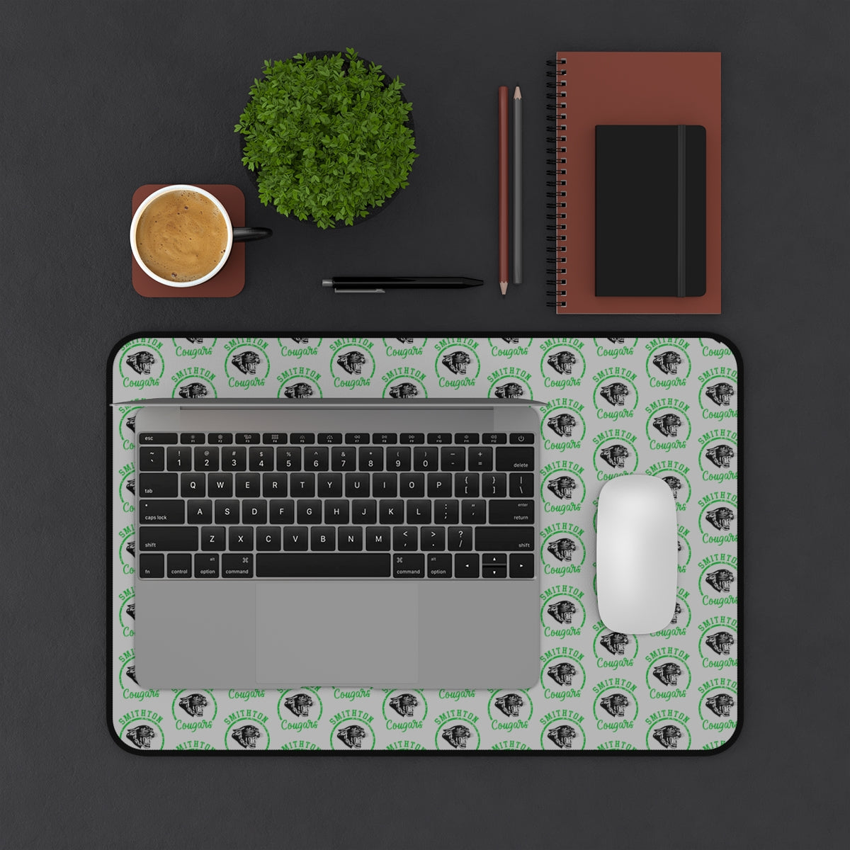 Smithton Cougars Pattern Desk Mat