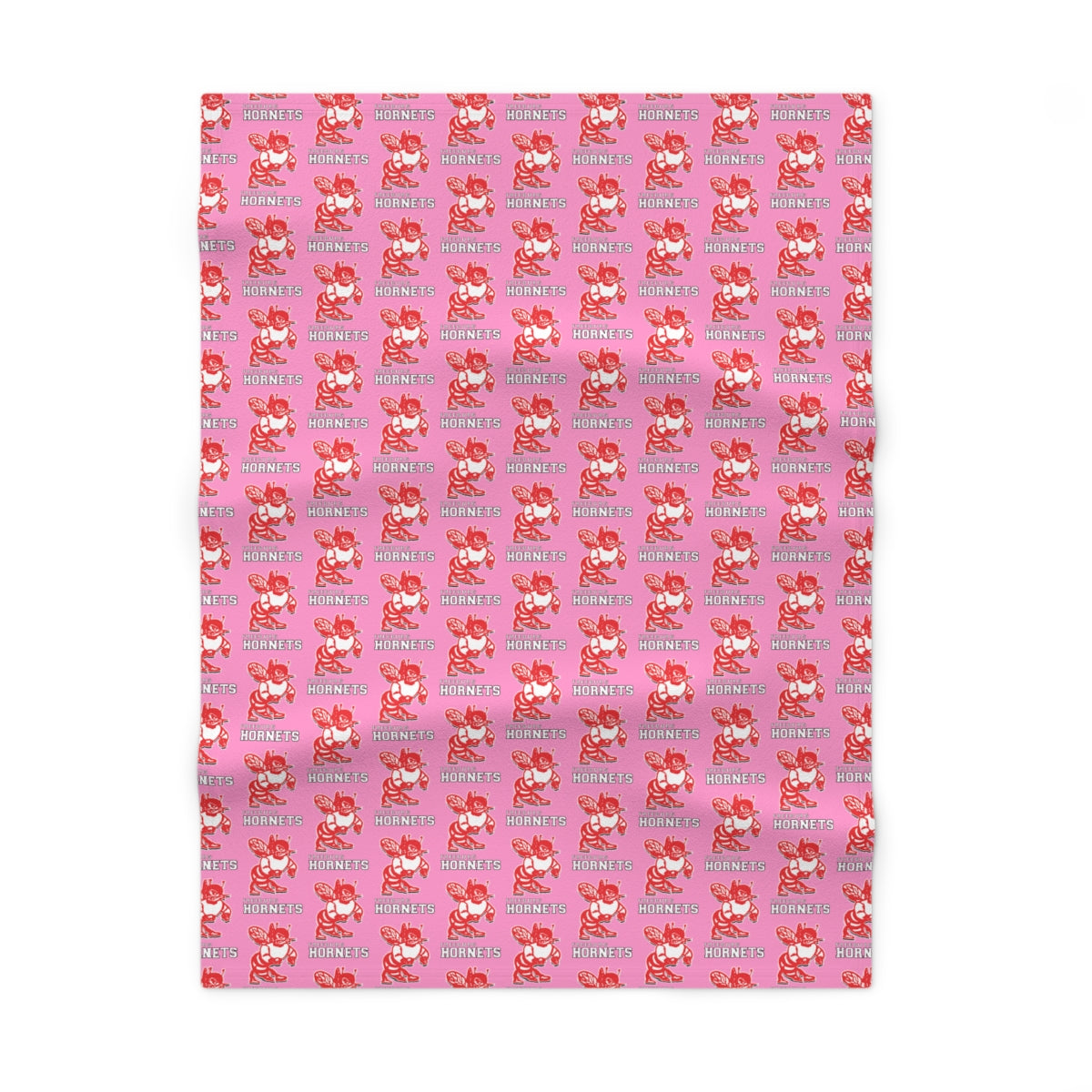 Pink Freeburg Hornets Soft Fleece Baby Blanket