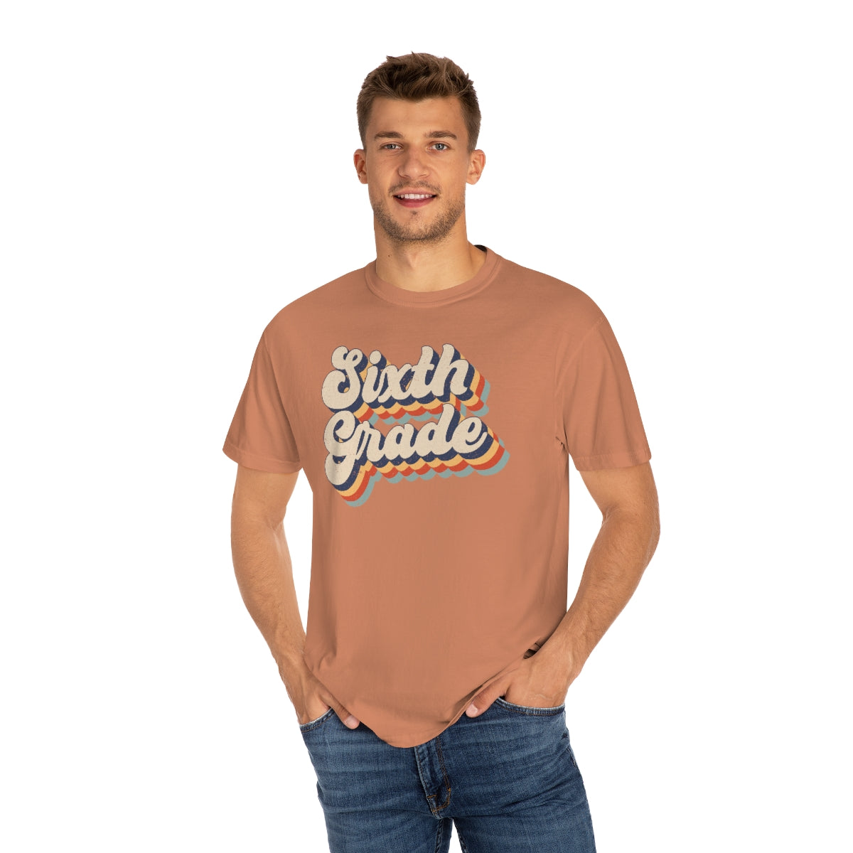 Retro Sixth Grade Unisex Garment-Dyed Comfort Colors PREMIUM T-shirt