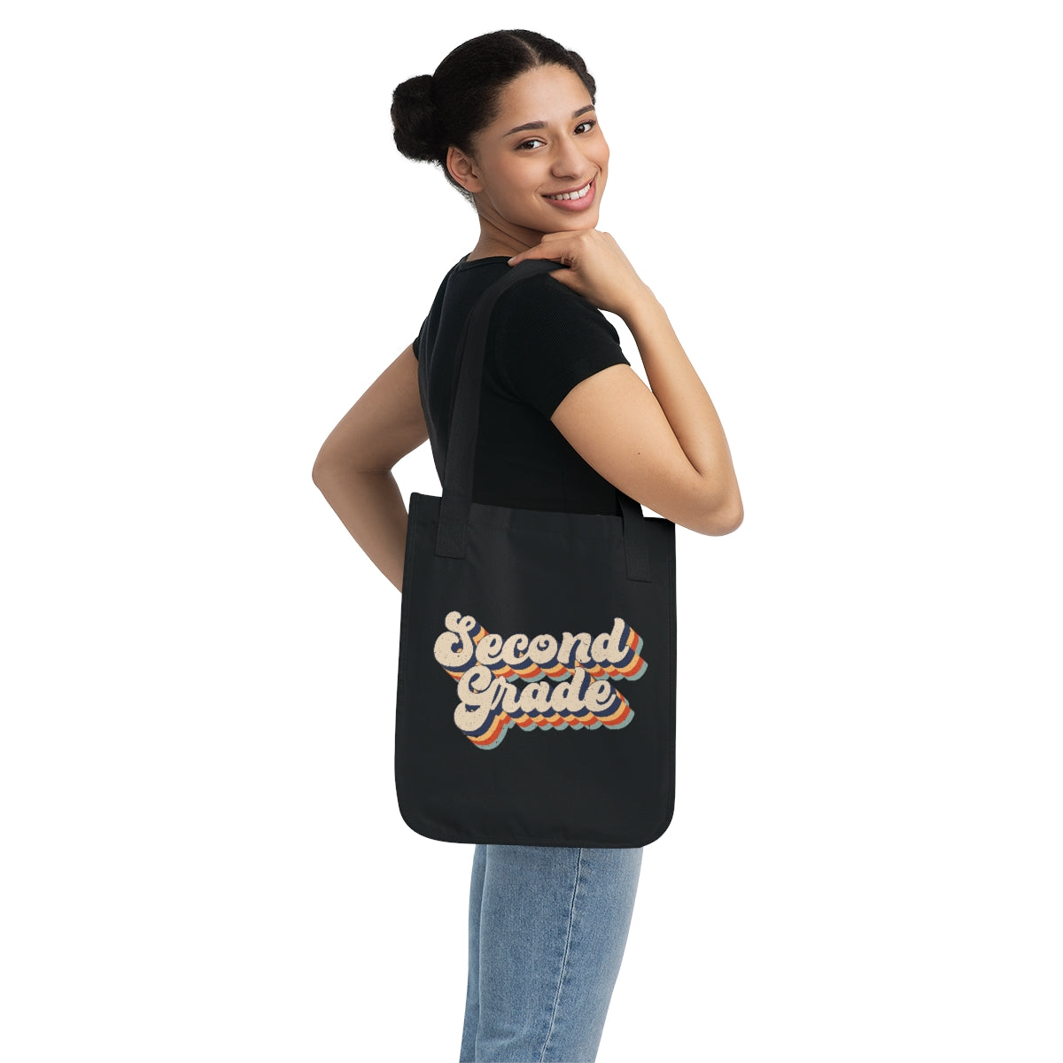 Second Grade Organic Canvas Tote Bag