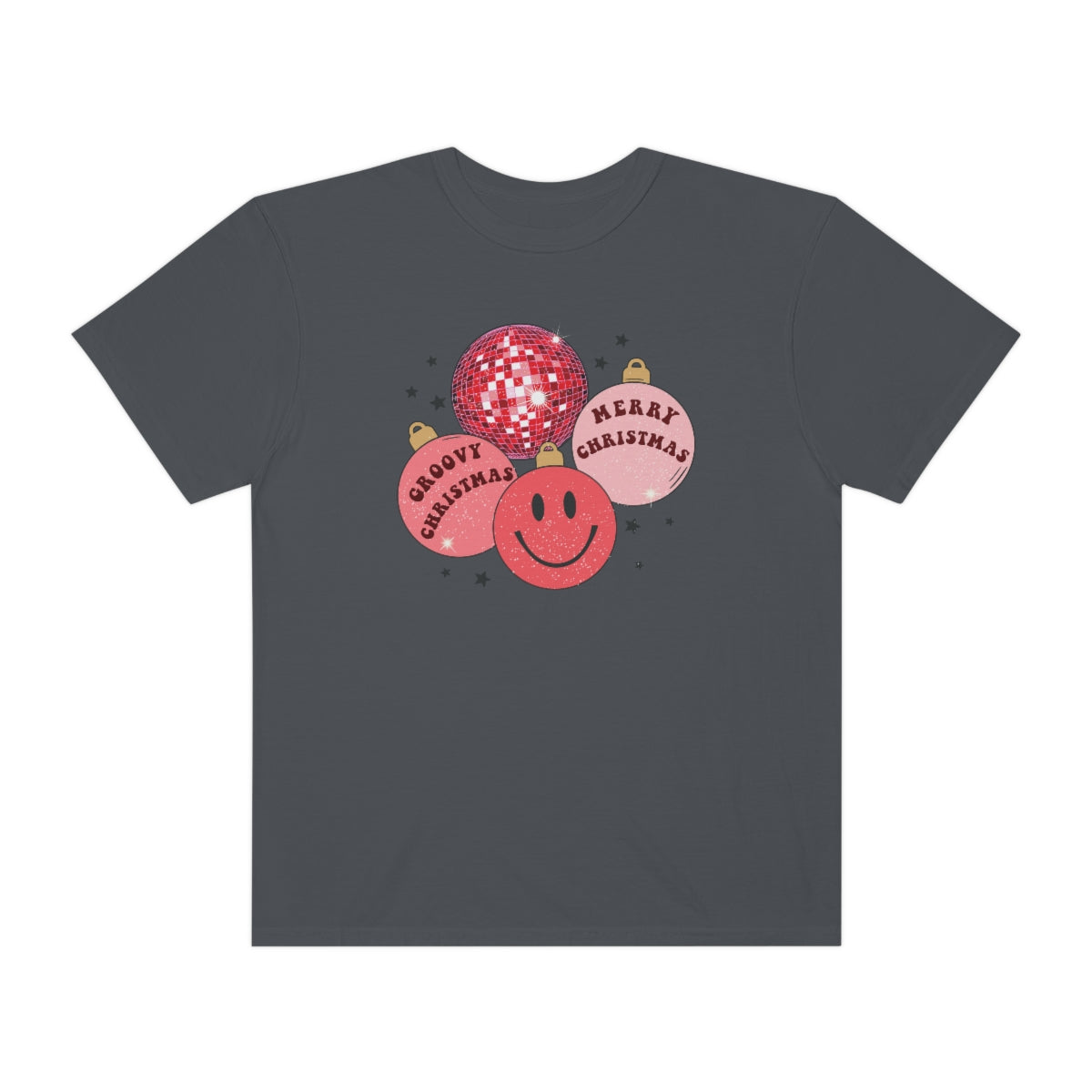 Groovy Christmas Unisex Garment-Dyed Comfort Colors PREMIUM T-shirt