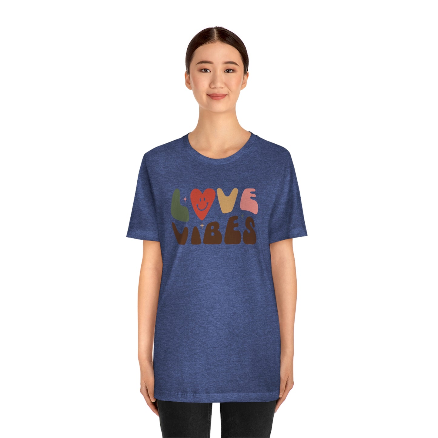 "Love Vibes" Unisex Jersey Short Sleeve Tee
