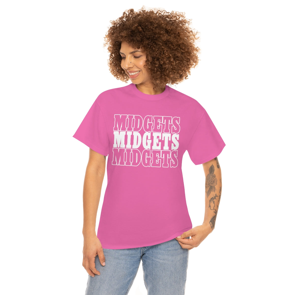 Midget Stack Unisex Heavy Cotton Tee