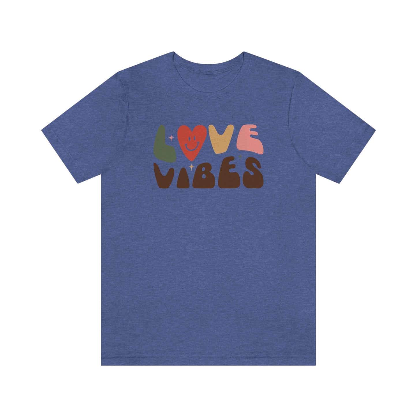 "Love Vibes" Unisex Jersey Short Sleeve Tee