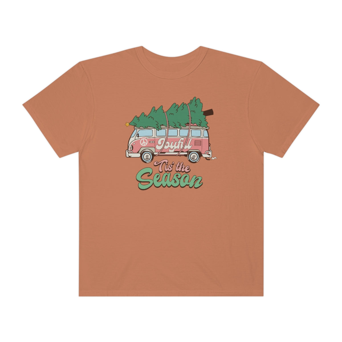 Tis the Season Retro Unisex Garment-Dyed Comfort Colors PREMIUM T-shirt