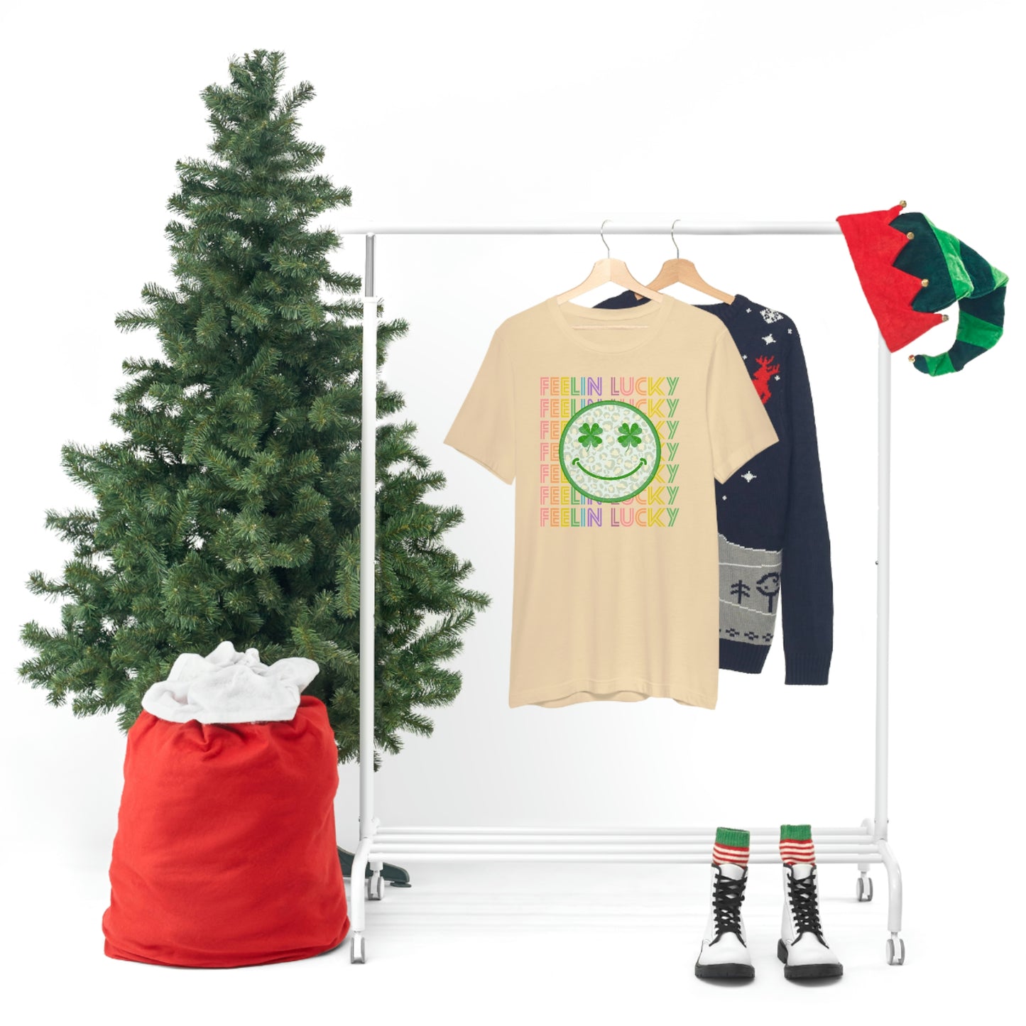 St. Patrick's Day "Feelin Lucky" Unisex Jersey Short Sleeve Tee