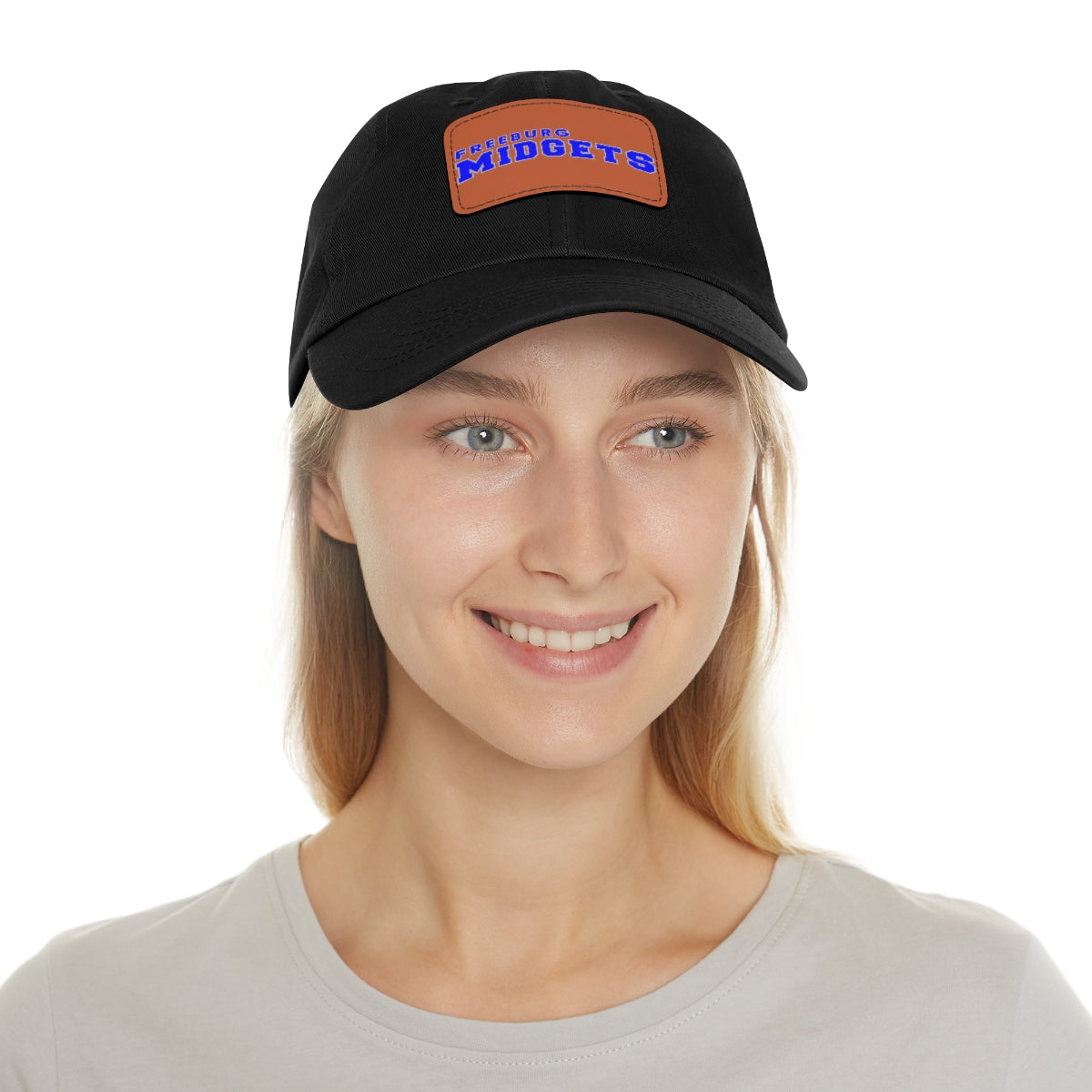 Freeburg Midgets Varsity Letters Dad Hat with Leather Patch