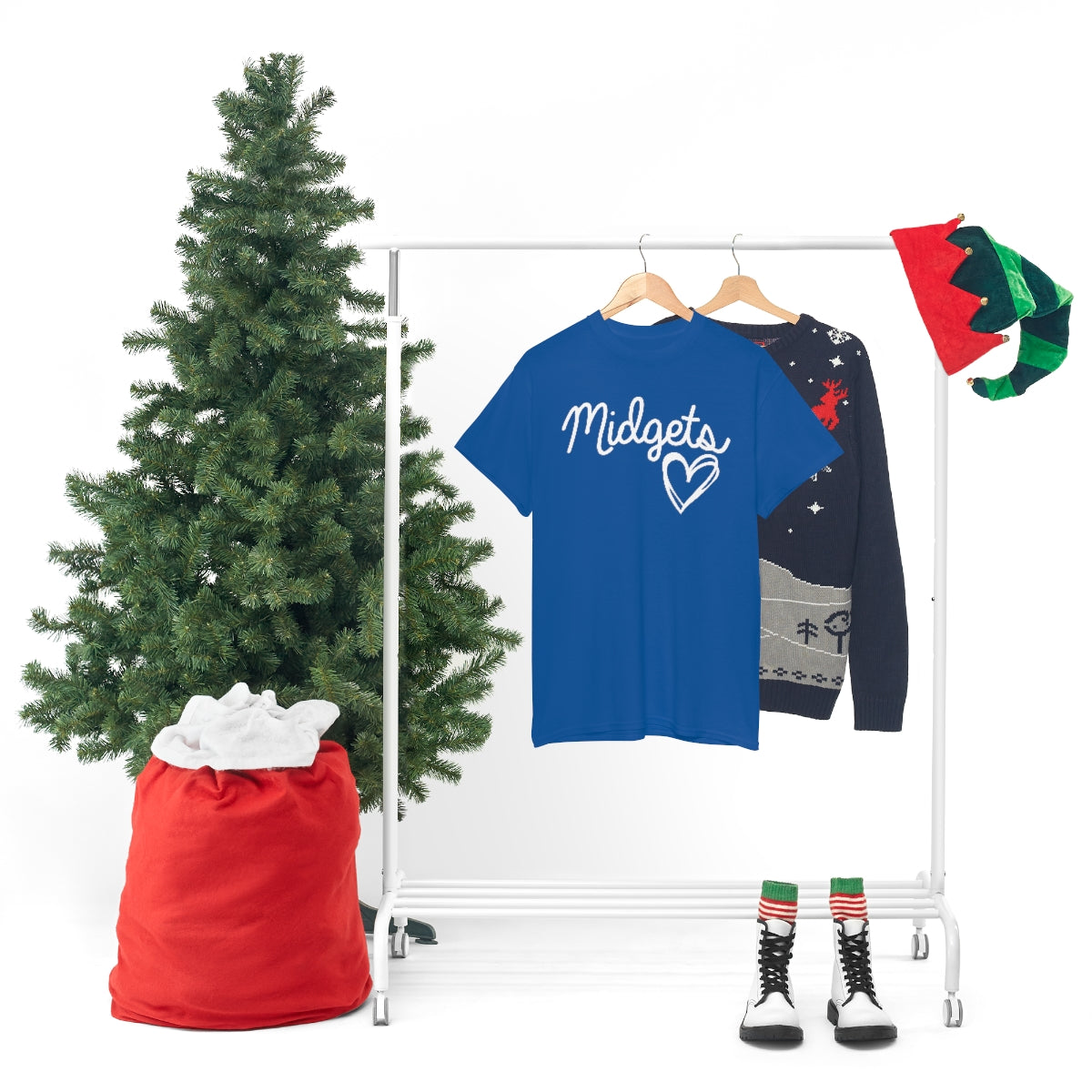 Midget Heart Unisex Heavy Cotton Tee
