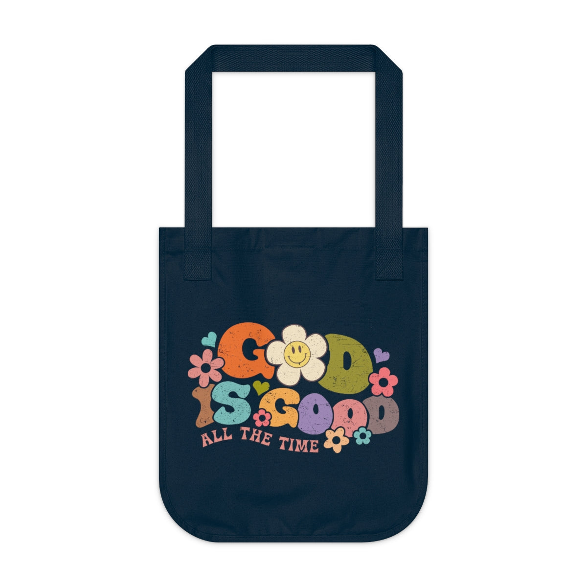 God is Good Organic Canvas Tote Bag