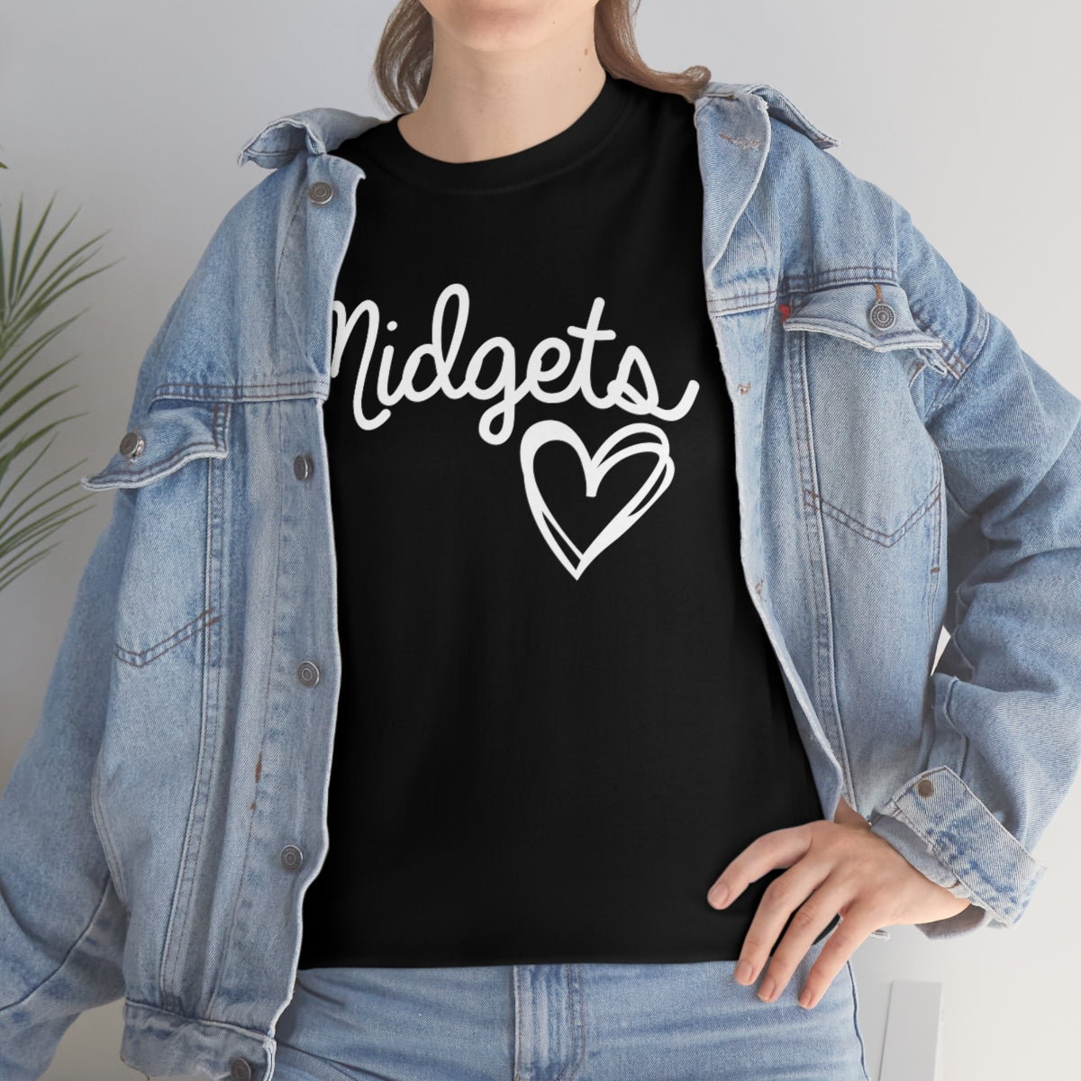 Midget Heart Unisex Heavy Cotton Tee