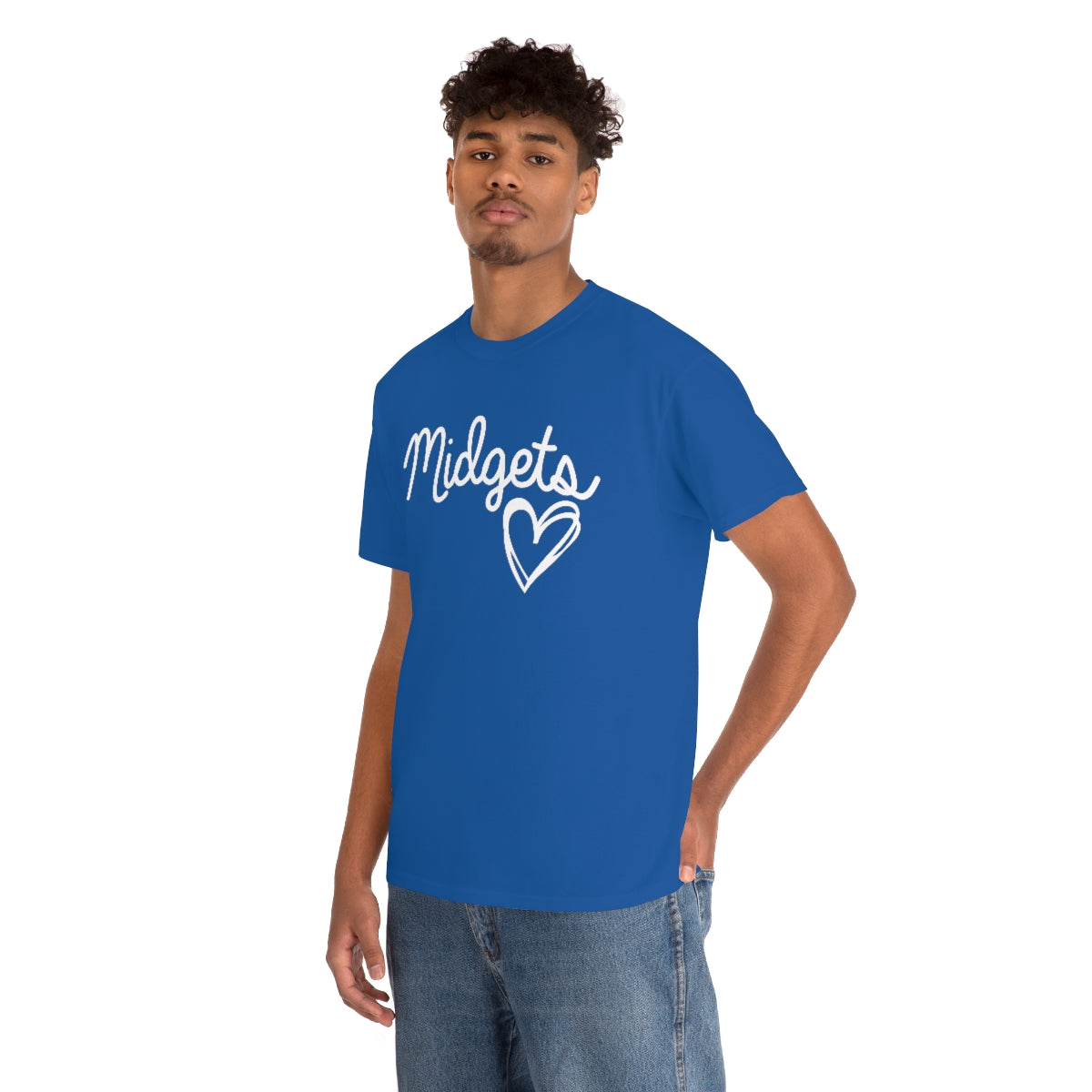 Midget Heart Unisex Heavy Cotton Tee