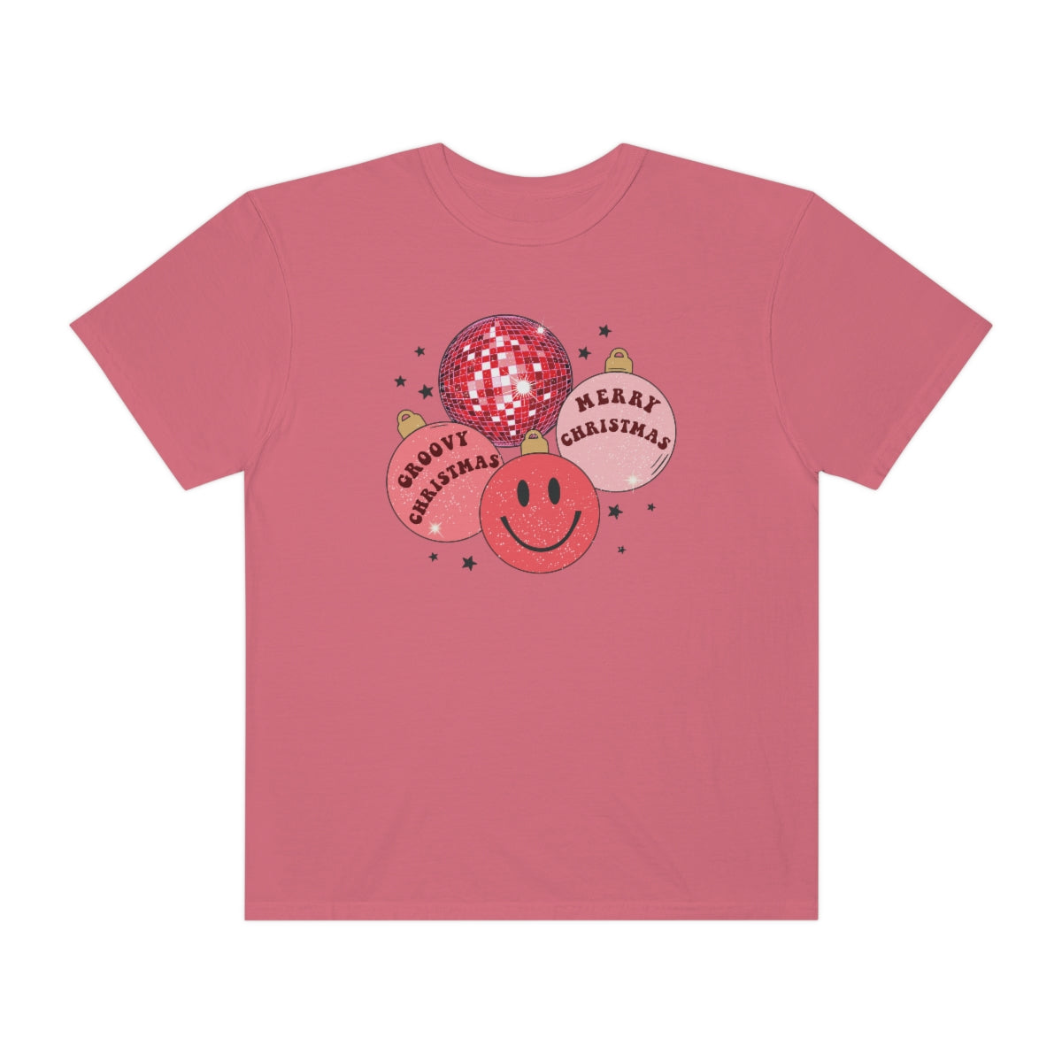 Groovy Christmas Unisex Garment-Dyed Comfort Colors PREMIUM T-shirt