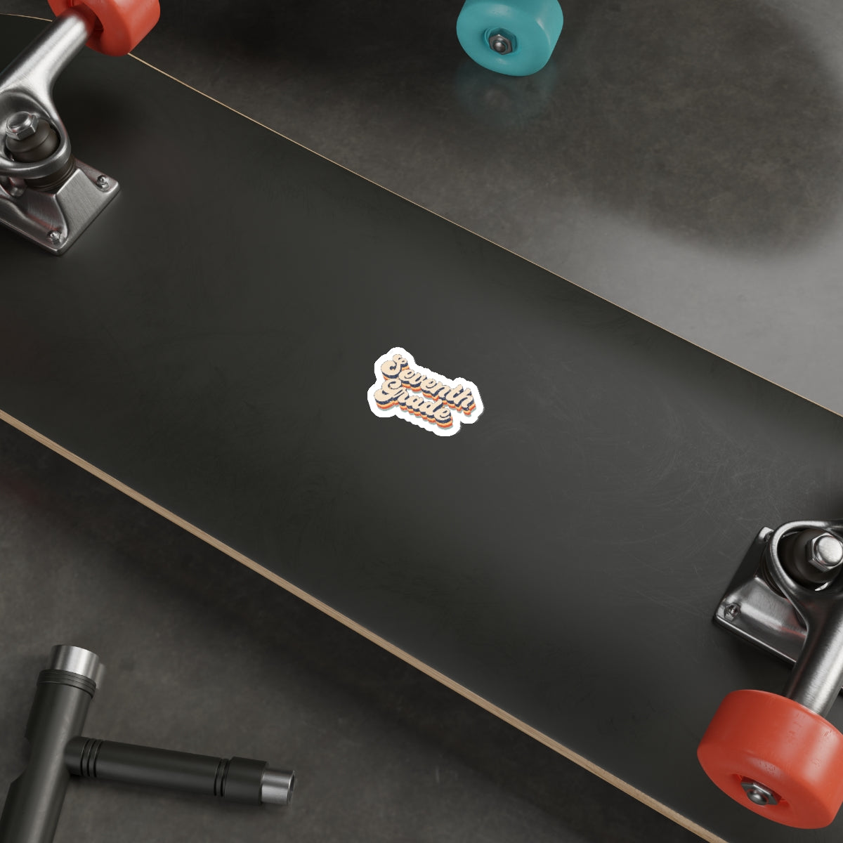 Seventh Teacher Die-Cut Stickers