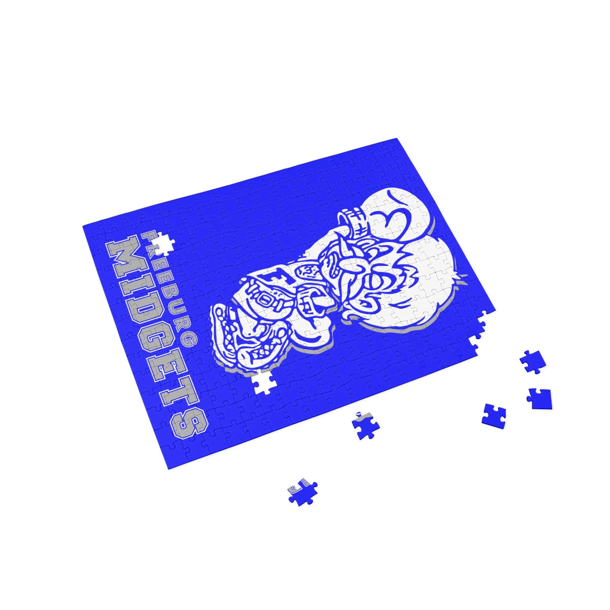 Freeburg Midget Puzzle - Blue (96, 252, 500, 1000-Piece)