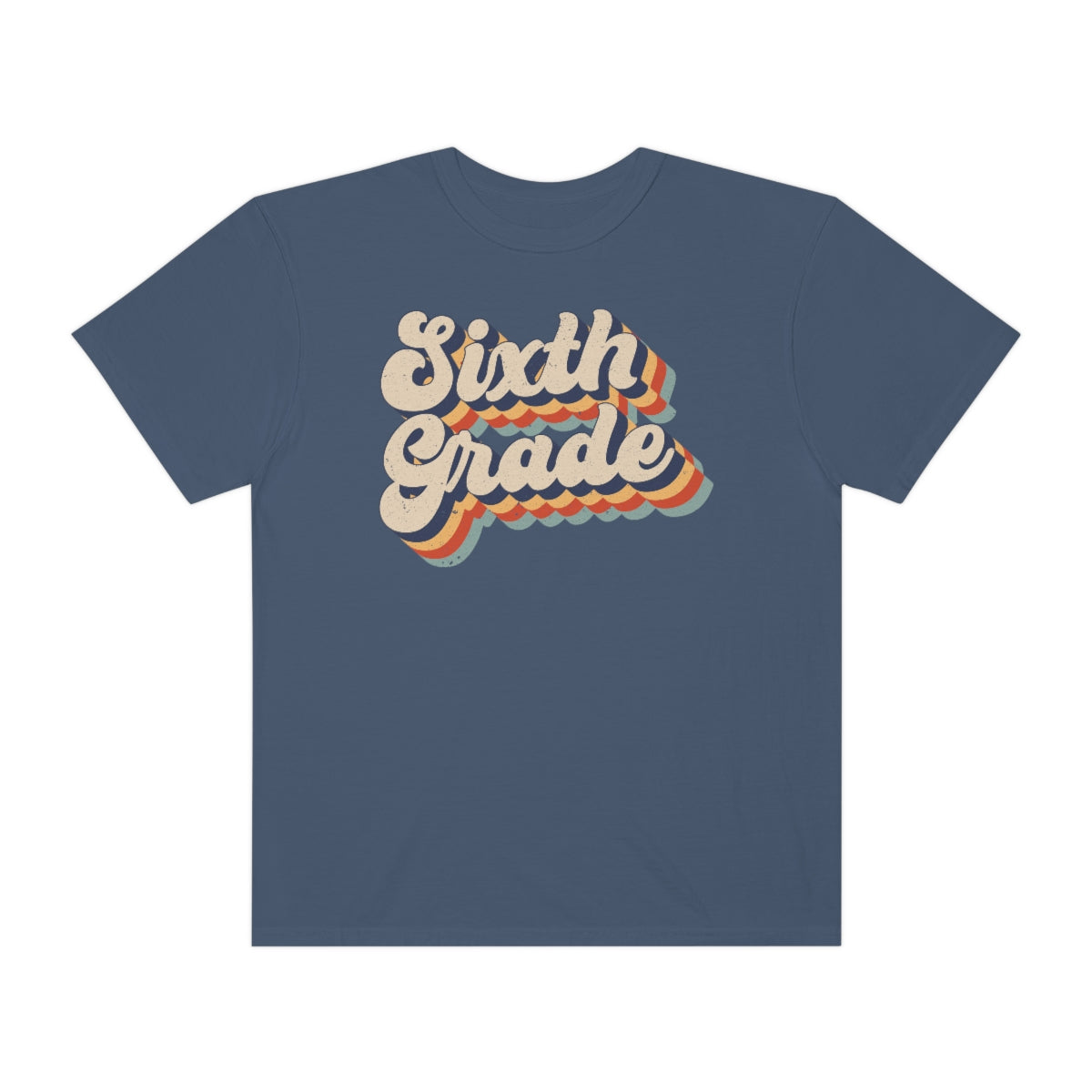 Retro Sixth Grade Unisex Garment-Dyed Comfort Colors PREMIUM T-shirt