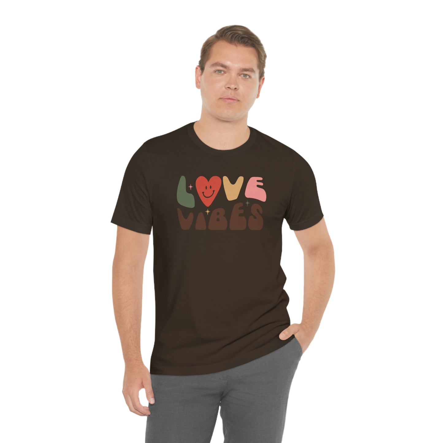 "Love Vibes" Unisex Jersey Short Sleeve Tee