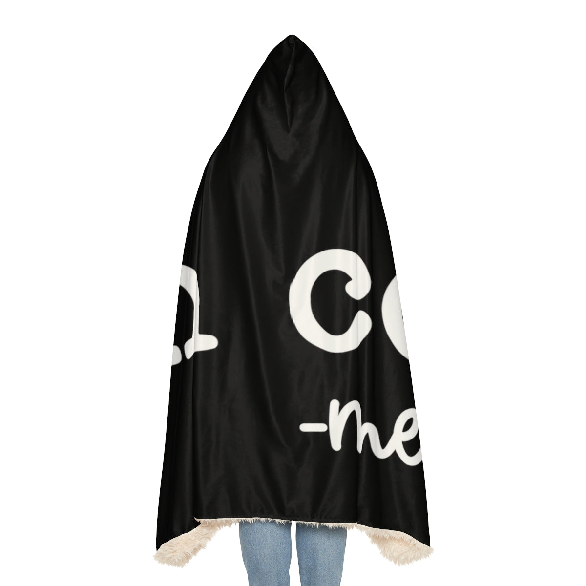 Black "I'm Cold 24-7" Snuggle Blanket