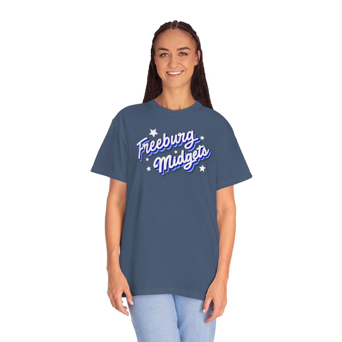 Retro Freeburg Midgets Unisex Garment-Dyed Comfort Colors PREMIUM T-shirt