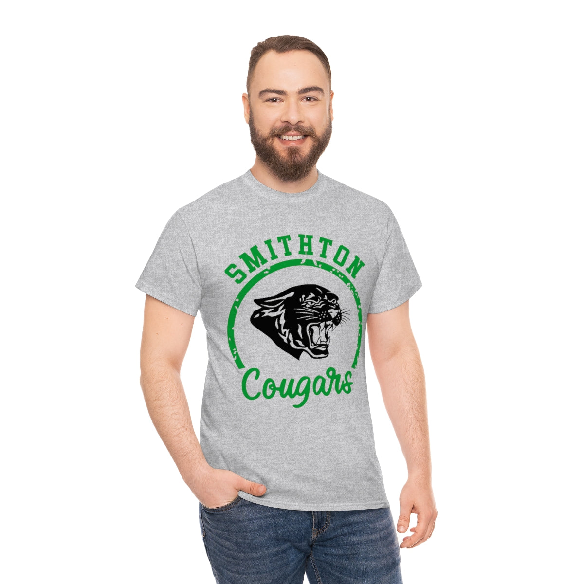 Smithton Cougars Unisex Heavy Cotton Tee