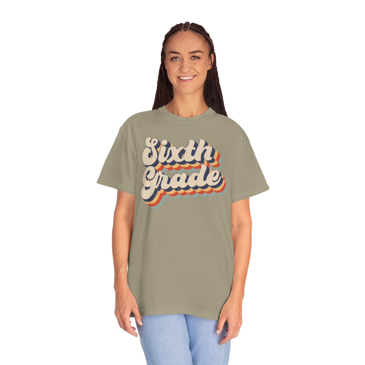 Retro Sixth Grade Unisex Garment-Dyed Comfort Colors PREMIUM T-shirt