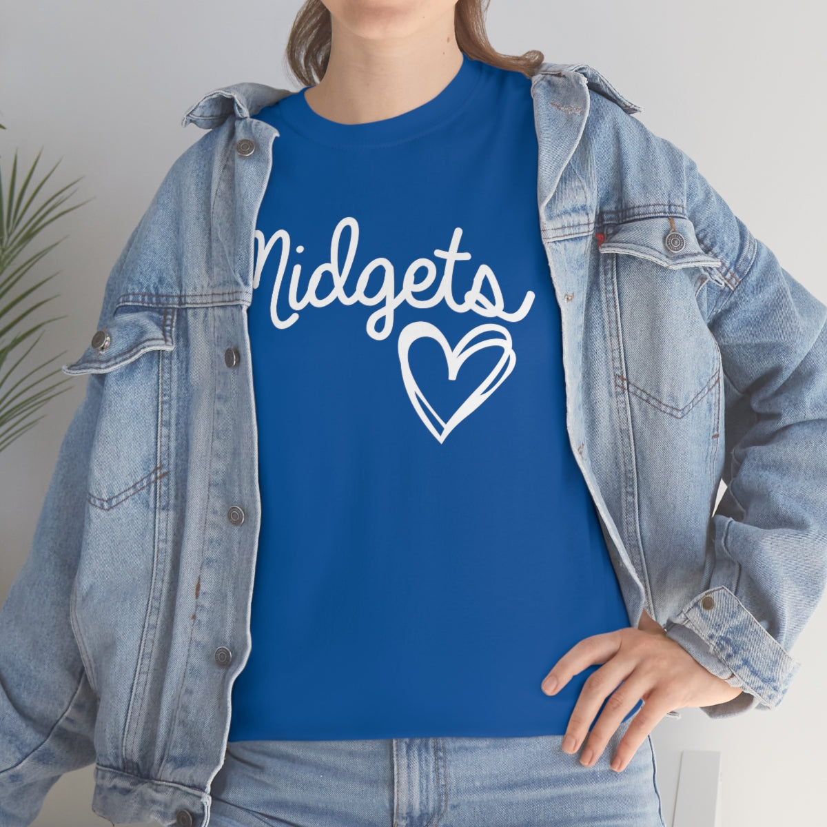 Midget Heart Unisex Heavy Cotton Tee