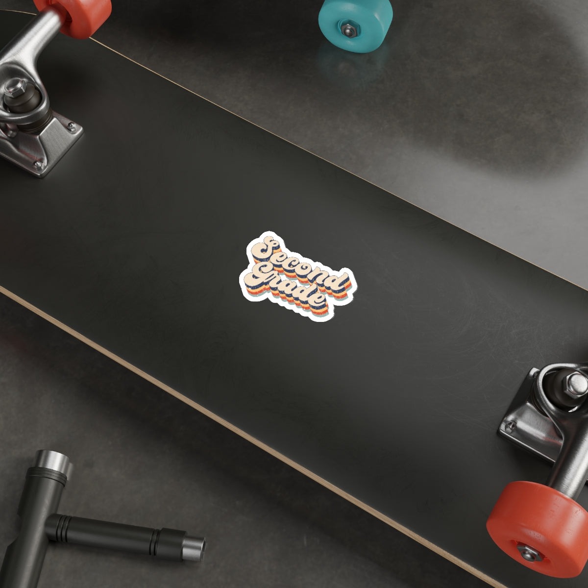 Second Grade Teacher Die-Cut Stickers
