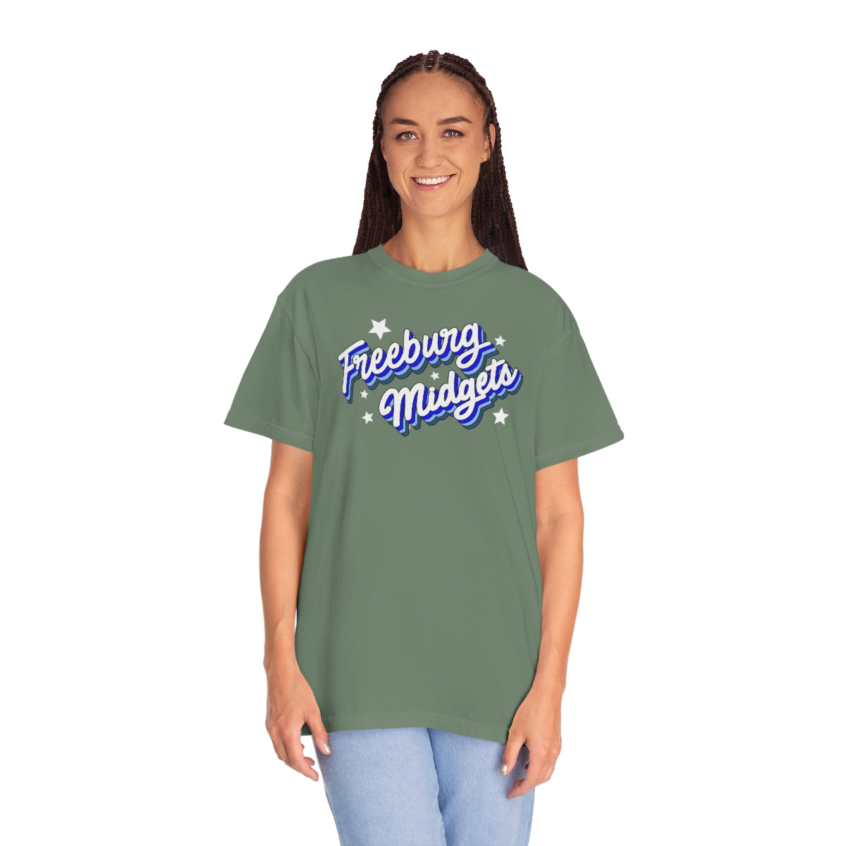 Retro Freeburg Midgets Unisex Garment-Dyed Comfort Colors PREMIUM T-shirt