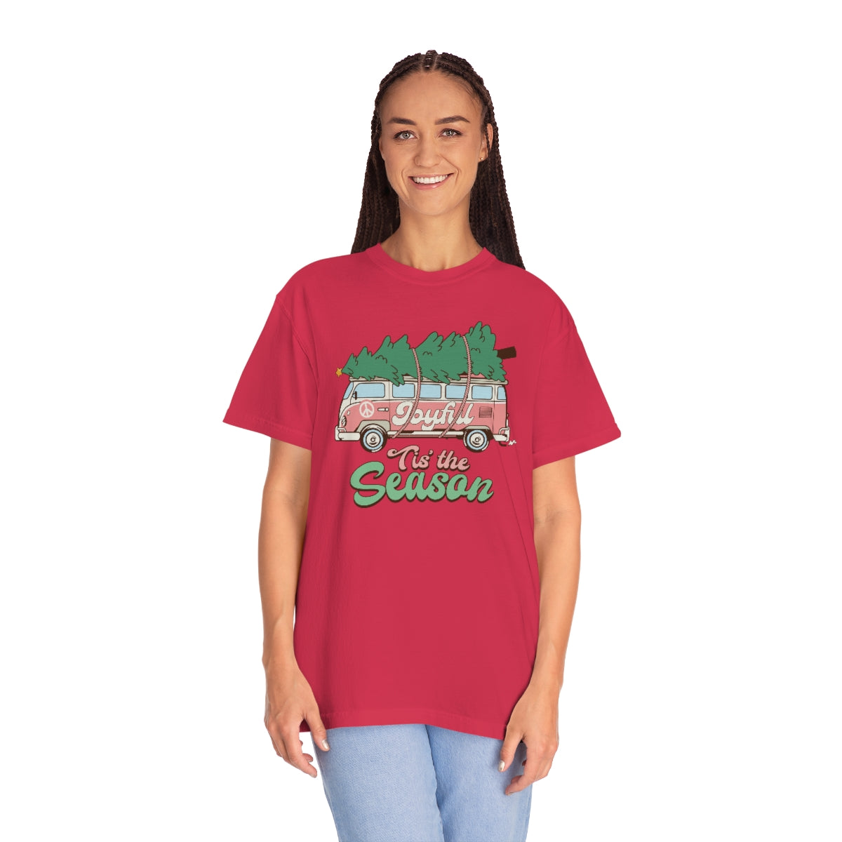 Tis the Season Retro Unisex Garment-Dyed Comfort Colors PREMIUM T-shirt