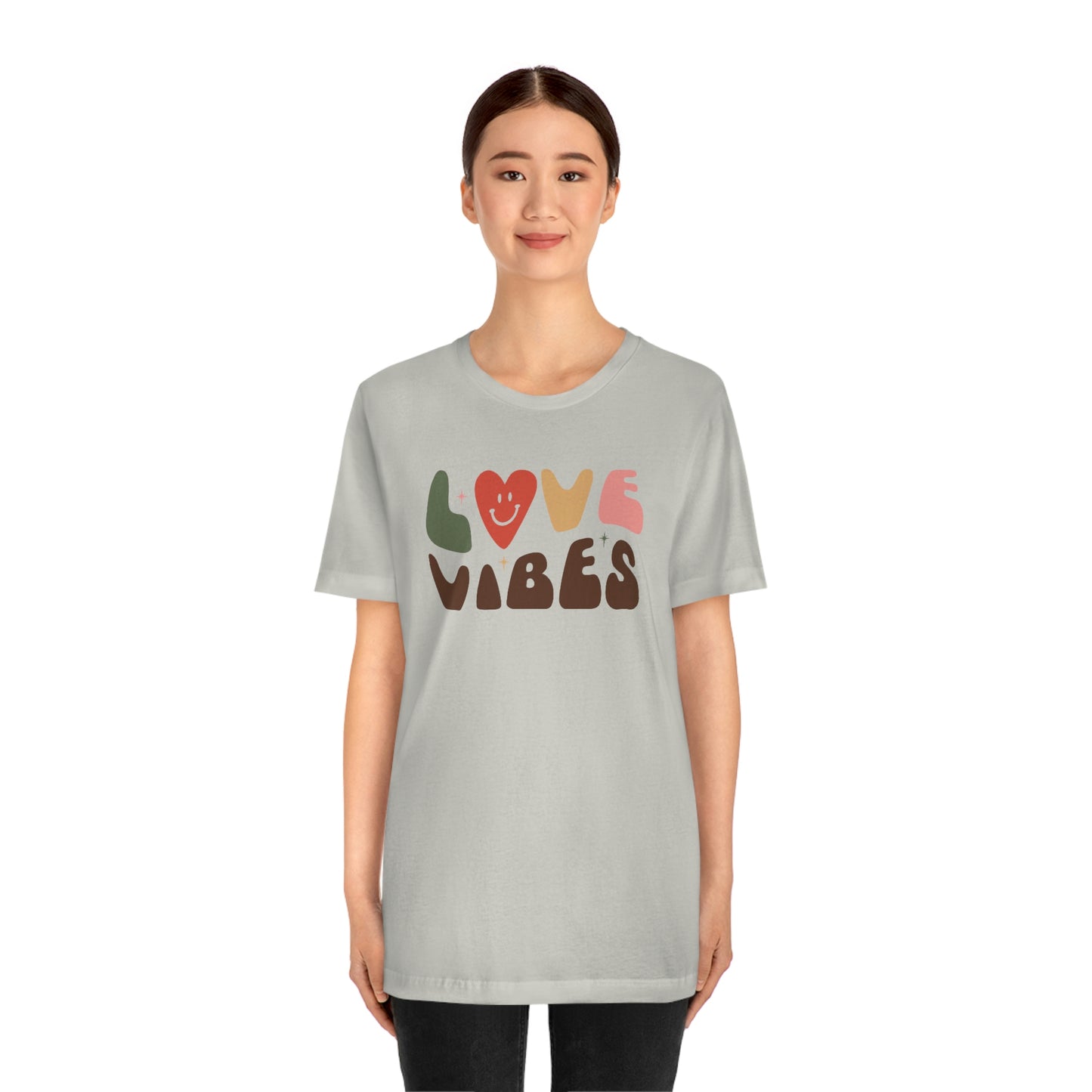 "Love Vibes" Unisex Jersey Short Sleeve Tee