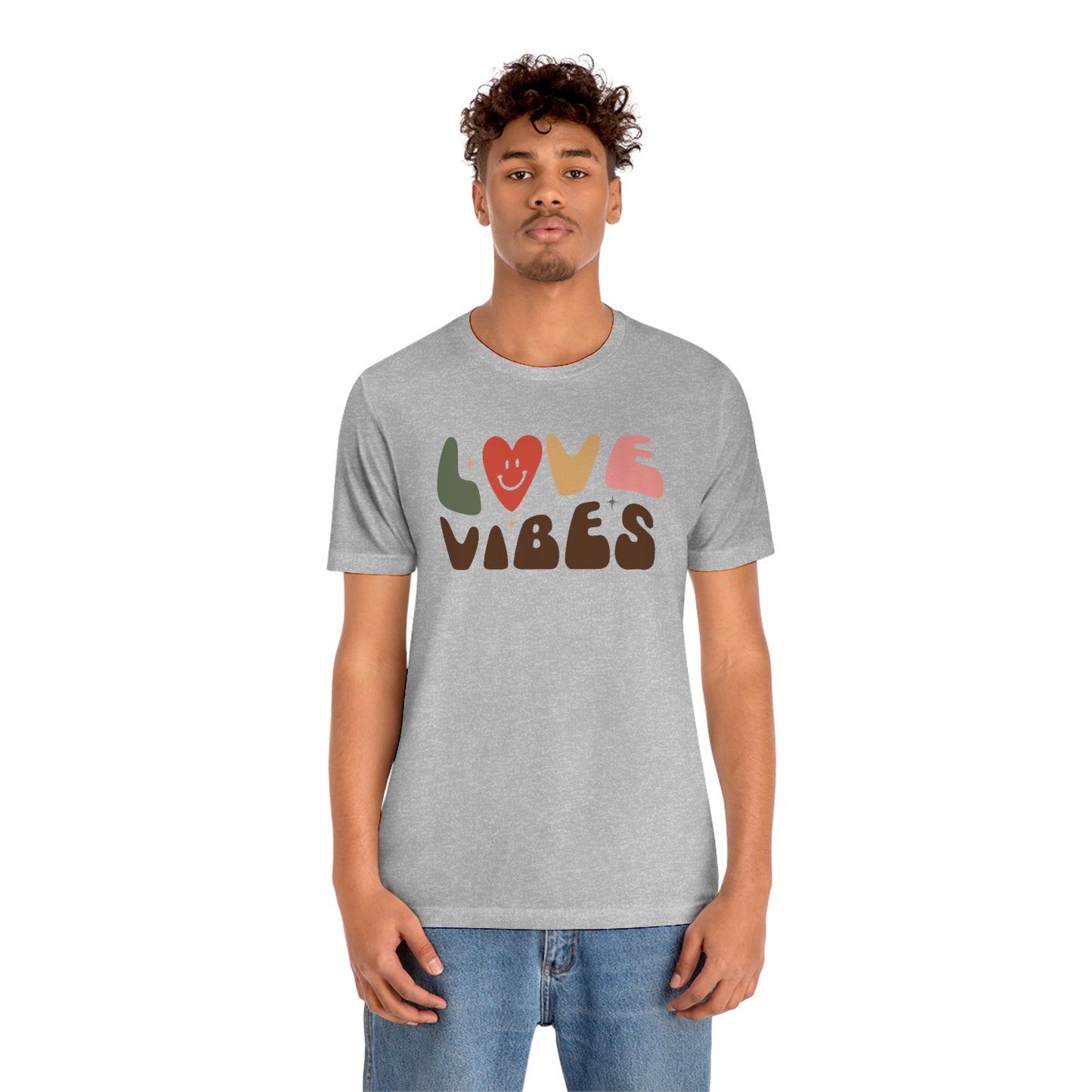 "Love Vibes" Unisex Jersey Short Sleeve Tee