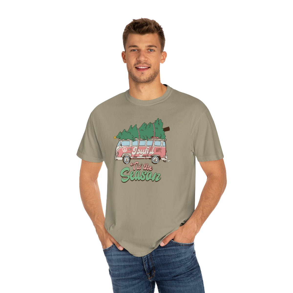 Tis the Season Retro Unisex Garment-Dyed Comfort Colors PREMIUM T-shirt