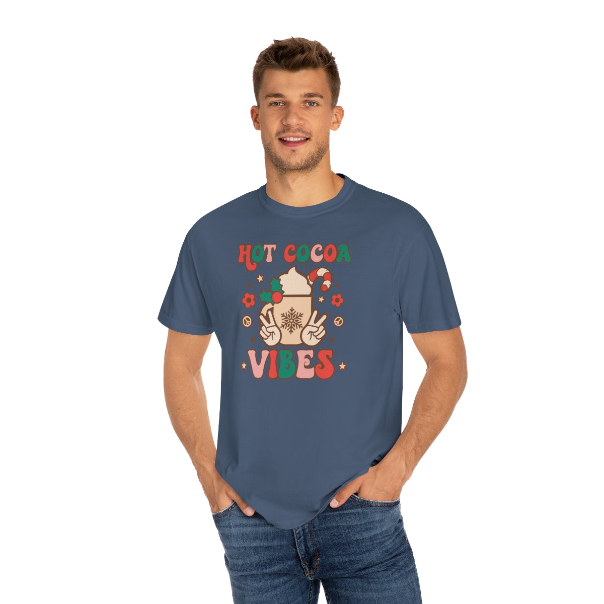 Hot Cocoa Vibes Unisex Garment-Dyed Comfort Colors PREMIUM T-shirt